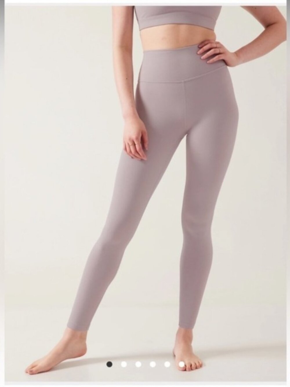 Athleta Transcend Tights | Large | Lilac Sky